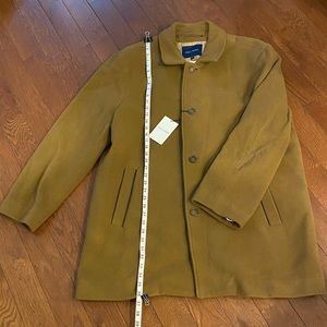 Cole Haan 533AG030 Italian Wool Cashmere Coat XXL